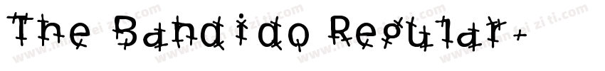 The Bandido Regular字体转换